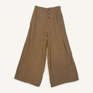 American Eagle Cropped High Rise Wide Leg Palazzo Pants